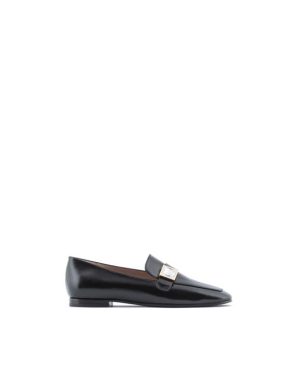 EMPORIO ARMANI Patent Loafers - Black