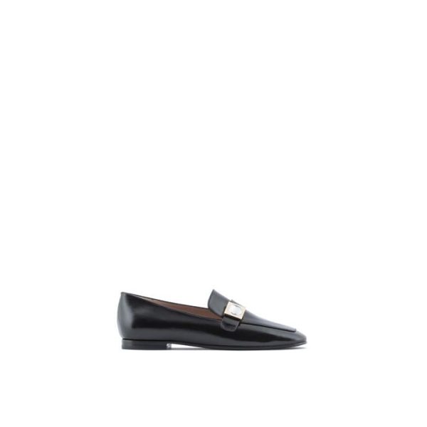 EMPORIO ARMANI Patent Loafers - Black