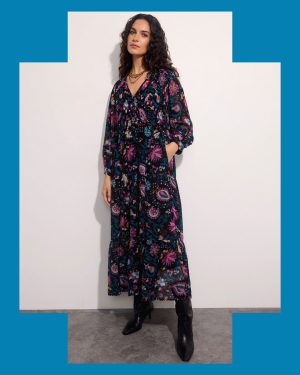 East Vendella Floral Maxi Dress Multi