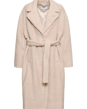 Eden Faux Shearling Wrap Coat
