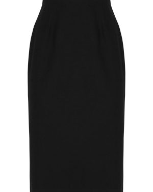Eileen Fisher Black High-waisted Pencil Skirt - XL