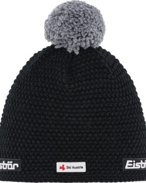 Eisbär Jamie Pompon SKA Beanie Black/Grey UNI Beanie
