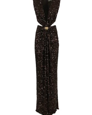Elisabetta Franchi Red Carpet Sequin Dress