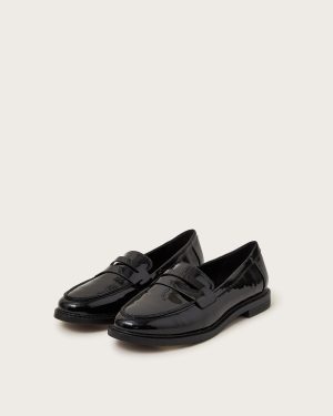 Elsie Patent Loafers Black