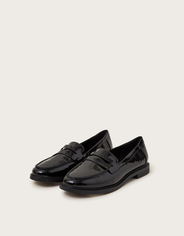 Elsie Patent Loafers Black