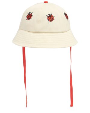 Embroidered Cotton Sun Hat