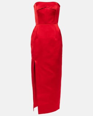 Emilia Wickstead Strapless midi dress