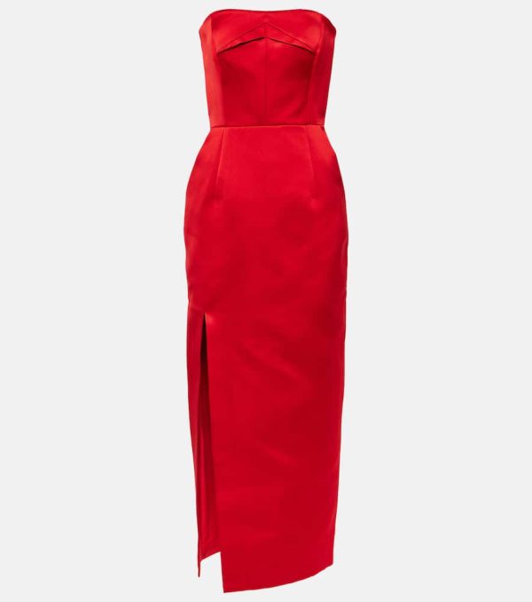 Emilia Wickstead Strapless midi dress