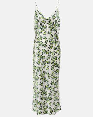 Emilia Wickstead Trinny floral silk satin slip dress