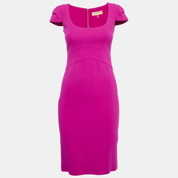 Emilio Pucci Pink Wool Sheath Dress S