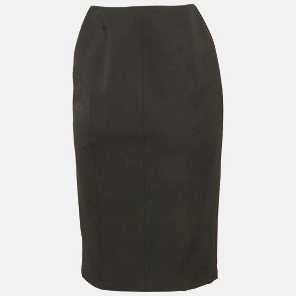 Emporio Armani Black Crepe Pencil Skirt S