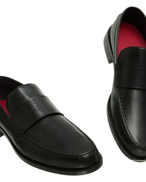 Enfants Riches Deprimes Black leather loafers