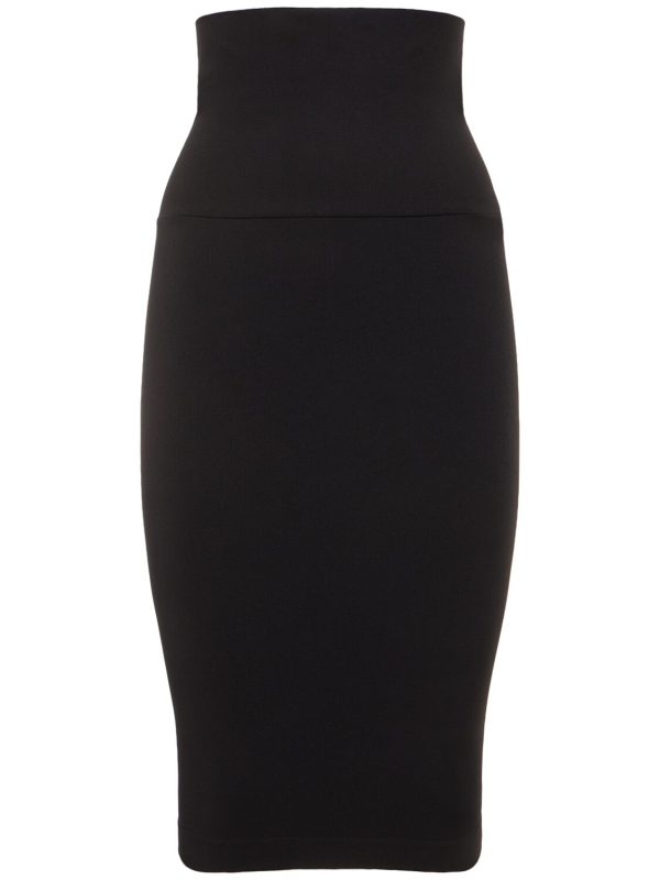 Enrica Stretch Jersey Midi Pencil Skirt