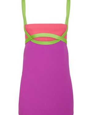 Envers Satin Cut Out Mini Dress