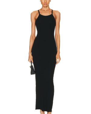 Eterne Tank Maxi Dress in Black - Black. Size XL (also in XS).