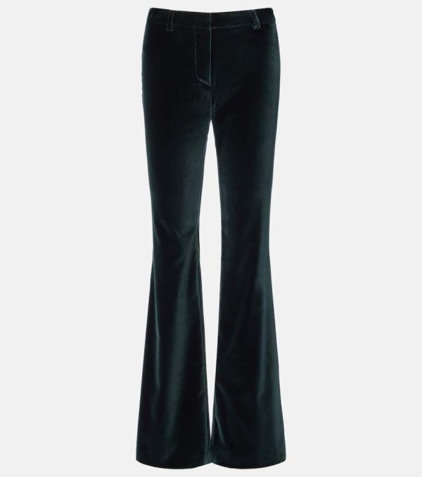 Etro Cotton velvet flared pants