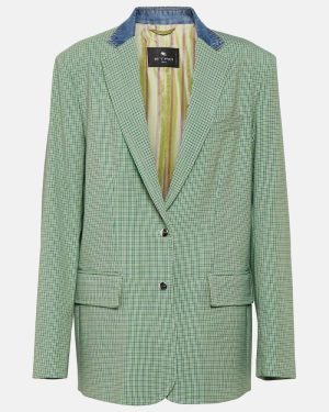 Etro Houndstooth blazer