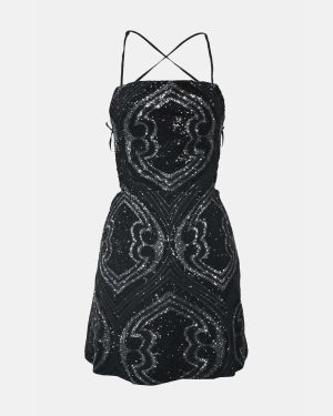 Etro Multicolor Sequin Emberllished Mini Dress IT 40