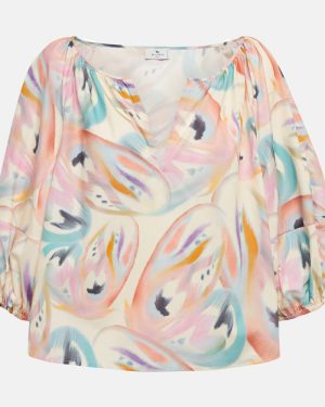 Etro Oversized printed blouse