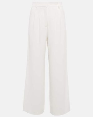 Etro Pleated high-rise cropped pants