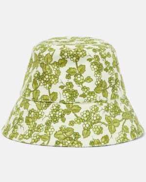 Etro Printed canvas bucket hat