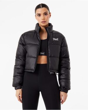 Everlast Short Puffer Jacket - Black