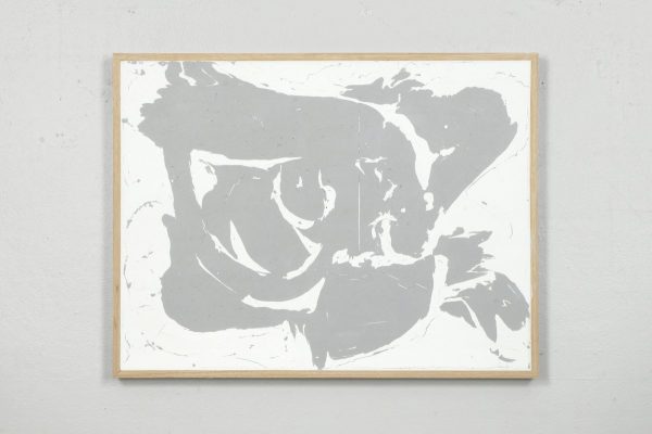 Expressive Abstract Painting By Johan Söderström, 84 X 64Cm, #301 Clogs