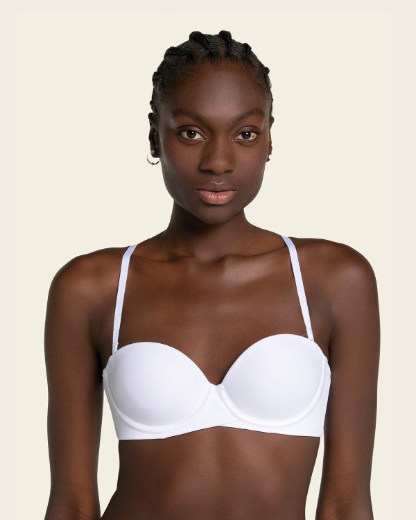 Extreme Push up Strapless Bra Add 2 Sizes