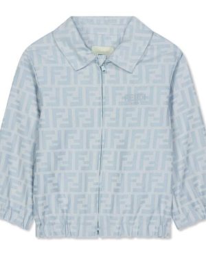 FENDI Ff Windbreaker Babies - Blue