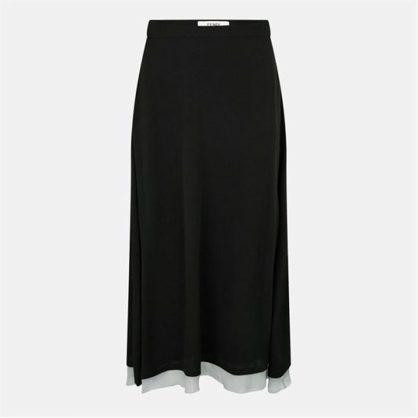 FENDI Wrap Skirt - Black