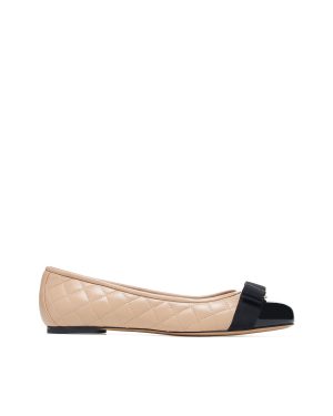 FERRAGAMO | VarinaQ quilted nappa leather ballet flats | Women | 5.5