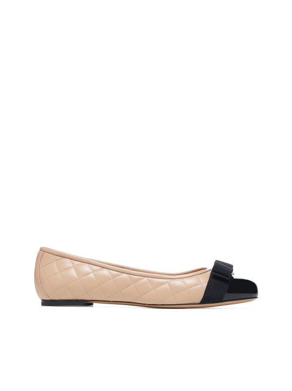 FERRAGAMO | VarinaQ quilted nappa leather ballet flats | Women | 5.5