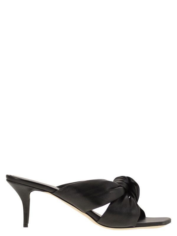 Fabiana Filippi Sandal Mules On Heel And Knot