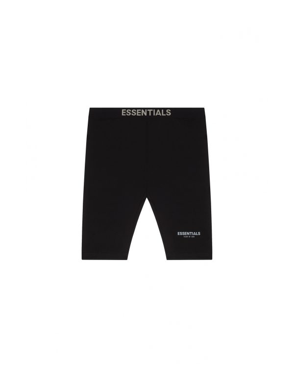 Fear of God Essentials ATHLETIC BIKER SHORT in Black