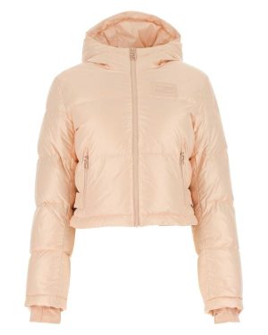 Fendi Cropped Zip-up Padded Jacket