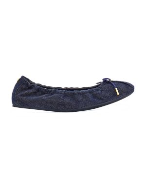 Ferragamo - Joelle Ballet Flats - Blue - IT 37 - Moda Operandi