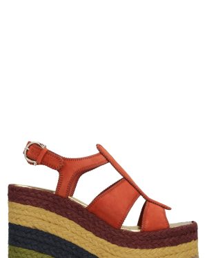 Ferragamo Jute Wedge Espadrilles