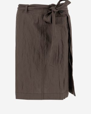 Ferragamo Wrap Skirt Made Of Cotton Blend