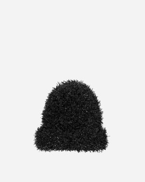 Film Fringe Knit Cap Black