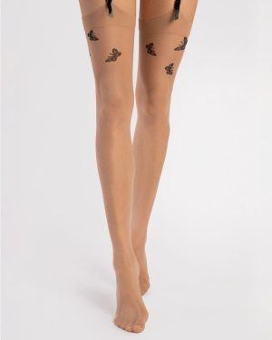 Fiore Farfalle Butterfly Stockings
