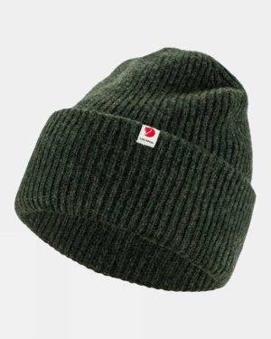 Fjallraven Unisex Heavy Beanie - Dk Green