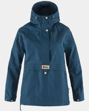 Fjallraven Womens Vardag Anorak - Navy