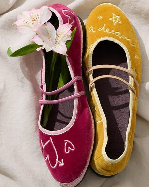 Flabelus x Intimately FP Mary Janes at Free People in It Was All A Dream Yellow, Size: EU 38