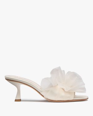 Flourish Tulle Heeled Sandals