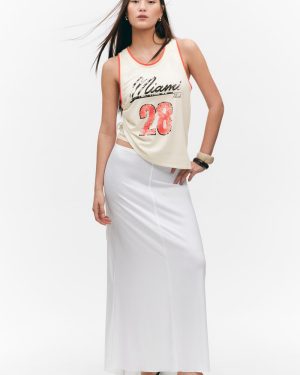 Flowy High-Low Maxi Skirt