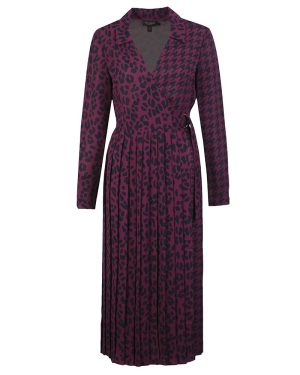 Folita Wilderness Long Sleeve Wrap Dress