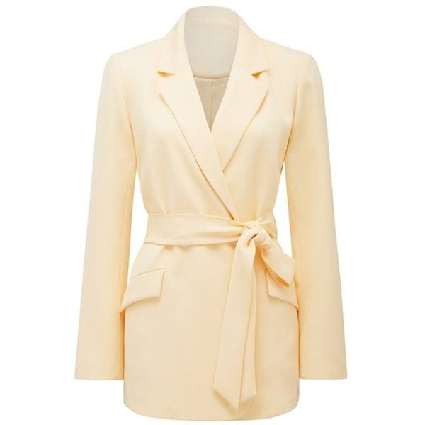 Forever New Daisy DB Belted Blazer - Beige