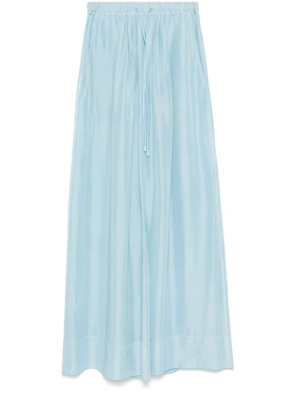 Forte Forte Silk Wide-Leg Trousers