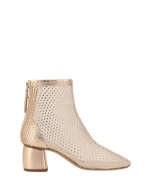 Forte_Forte Strass Mesh Ankle Boots
