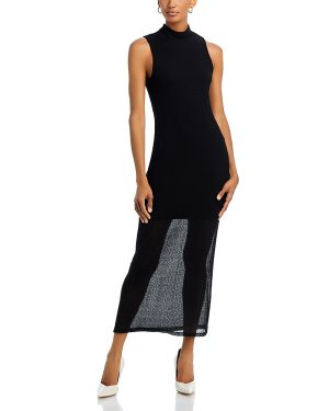 Frame Mesh Bodycon Dress